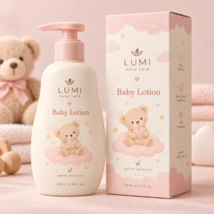 Custom Baby Lotion Packaging Boxes